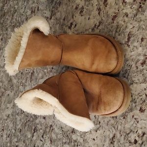 Ugg side button boots